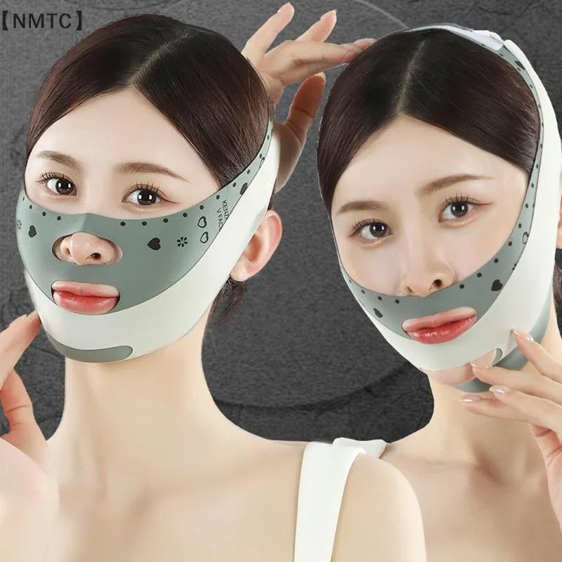 Breathable Face Lifting Bandage Anti Wrinkle Face Thin Mask Reduce Double Chin V-Line Cheek Shaping Bandage V Face Band