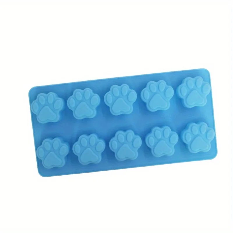 2 قطعة مجموعة سيليكون جرو باو العظام قوالب قسط غير عصا الغذاء آمنة للحلوى DIT قالب شمعة الصابون صنع قالب الشوكولاته الخبز #3