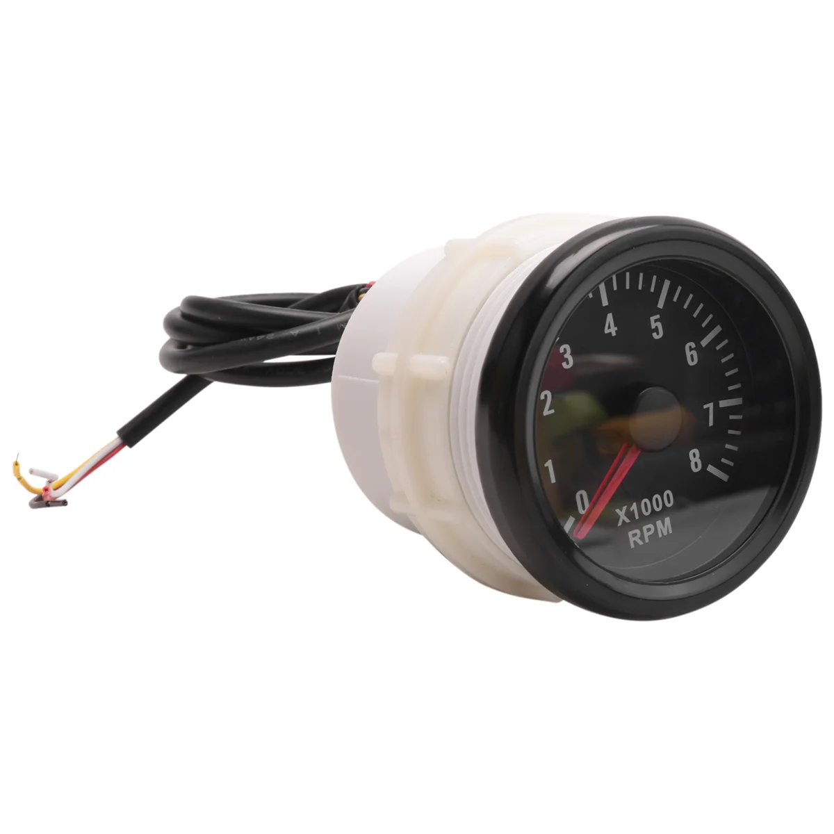 

52MM Electrical Tachometer 0-8000 RPM 2inch RPM Tacho Meter for 2 3 4 5 6 8 Cylinder Gasoline Engine Car Boat Yacht