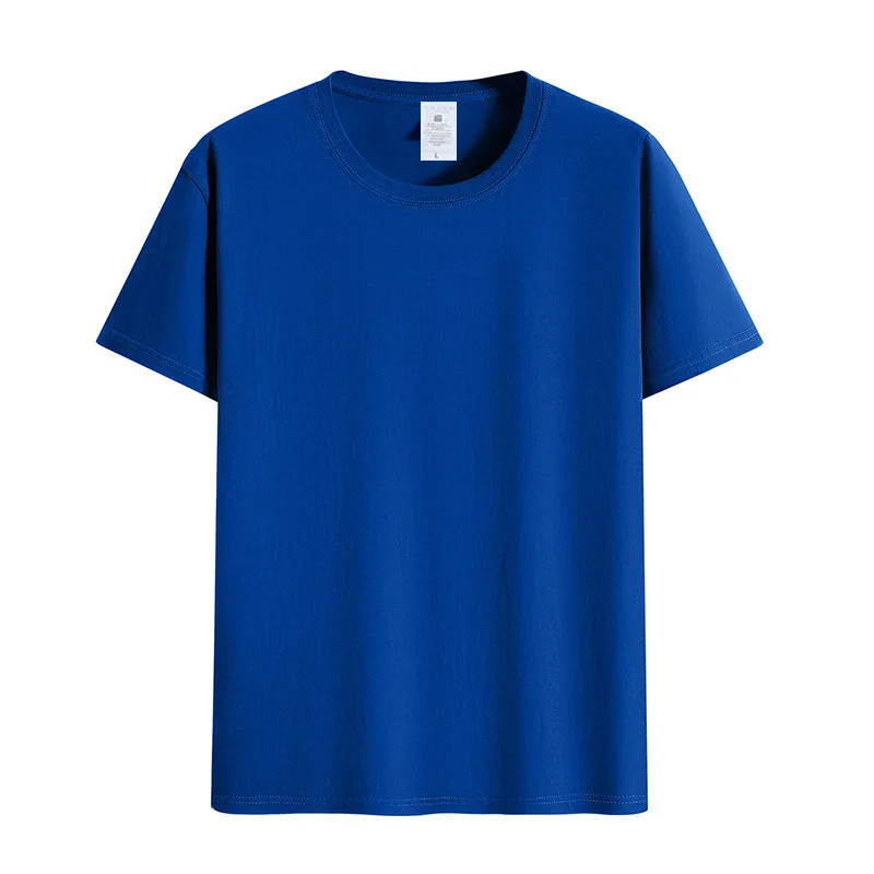 100%Cotton Oversized Summer T shirts for Women Men Brown Casual Female Korean Streetwear Tees Unisex Basic Solid Young Cool Tops