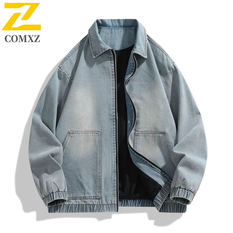 

COMXZ Luxury Men Jacket 2025 Comfort Outdoor Adventure Lightweight Coat Stand Collar Travel Cold Resistant Autumn Clothing