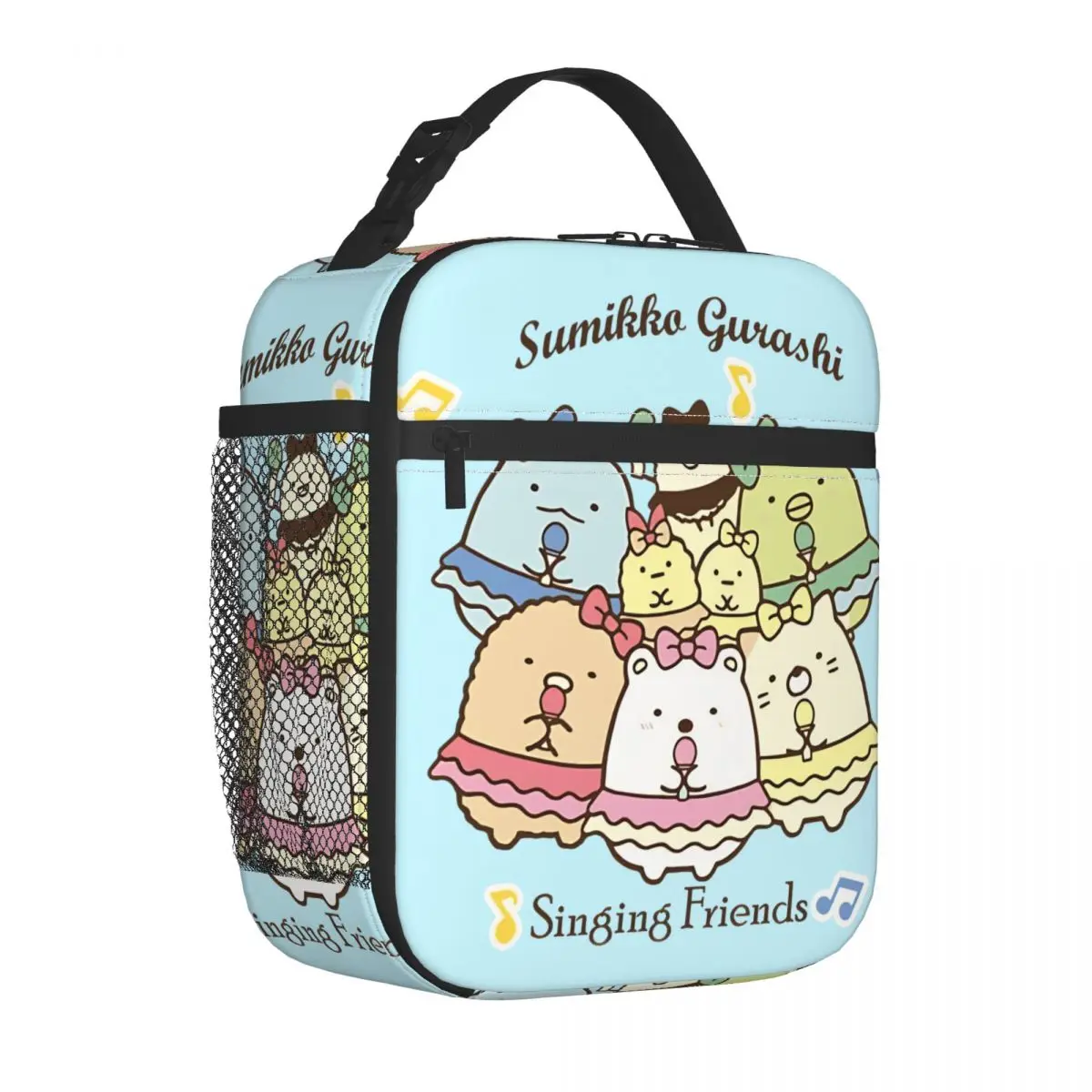 Sumikko Gurashi Singing Friends Insulated Lunch Bag Thermal Bag  Lunch Container Large Lunch Box Tote Food Handbags