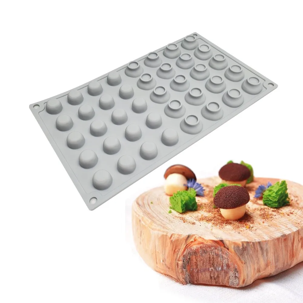 Peanut Mushroom Shell Raspberry Cherry or Pebbles Design Chocolate Molds Silicone Cake Molds Dessert Placing Pastry Decorating