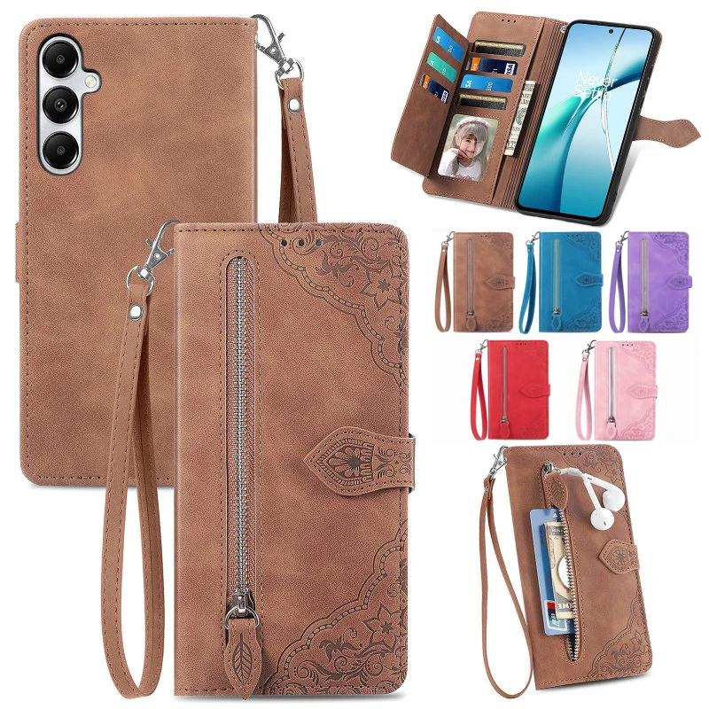 

Flip Phone Cover For Huawei Honor 300 Ultra 200 Smart 100 90 Pro 80SE 60 X9b X9a X8A X7B X6A X5 Magic6 5 Lite With Zipper Wallet