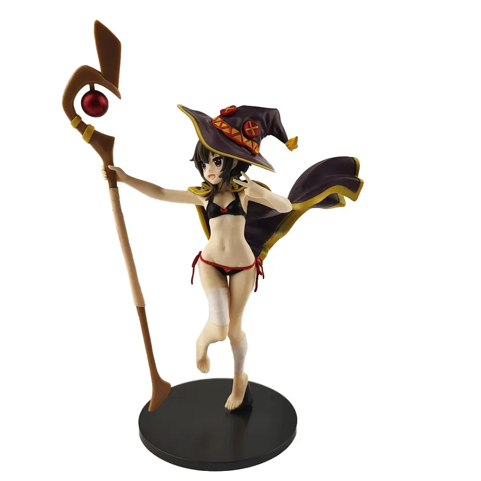 Figma 407 الشكل كونوسوبا نعمة الله على هذا العالم الرائع أنيمي الشكل Megumin أرقام لطيف تمثال تحصيل نموذج اللعب