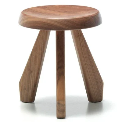 stool chair modern round ottoman stool charlotte perriand tabouret meribel stool