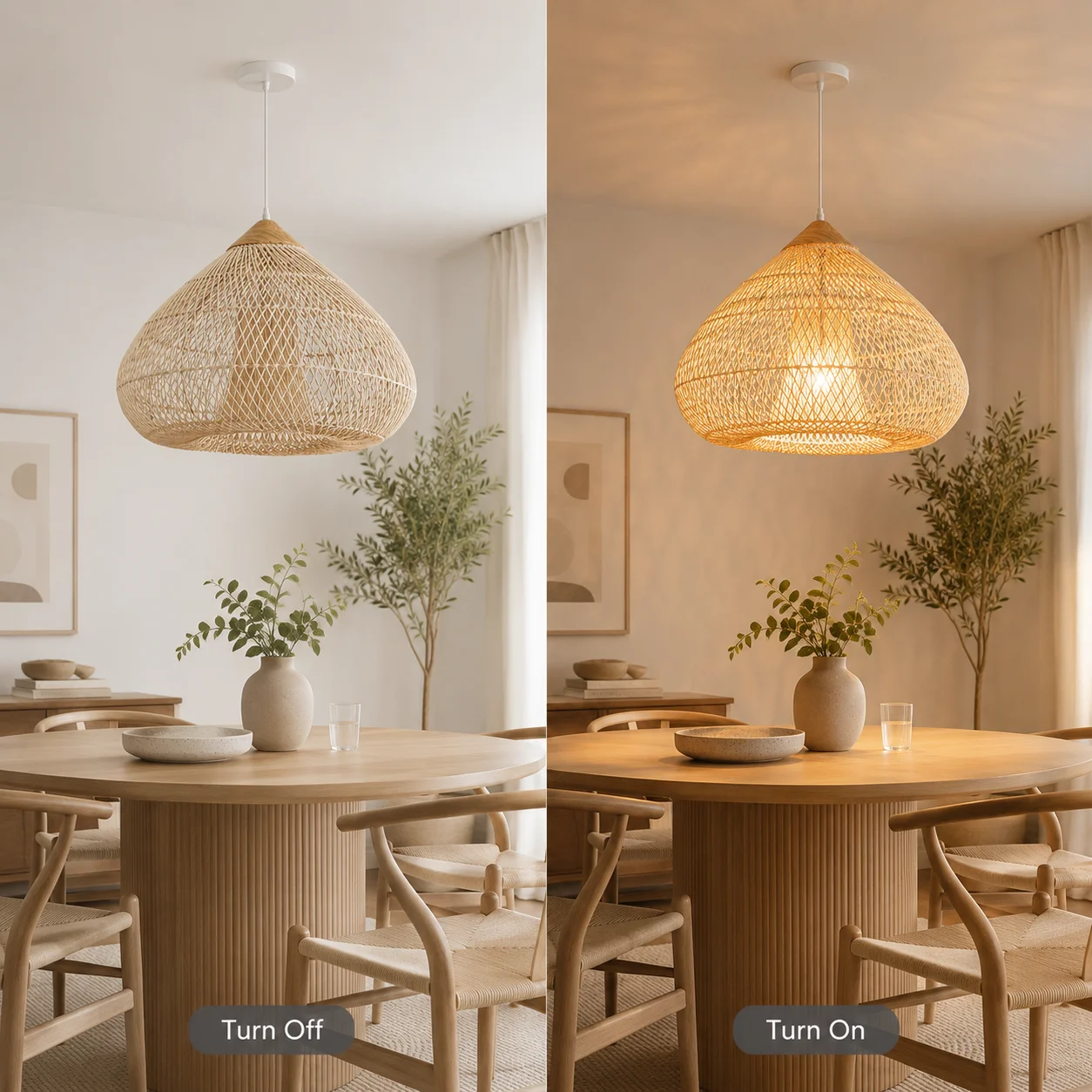 JOYINLED 60CM Handgefertigter – Wicker Pendant Shade Bewertung und Preis