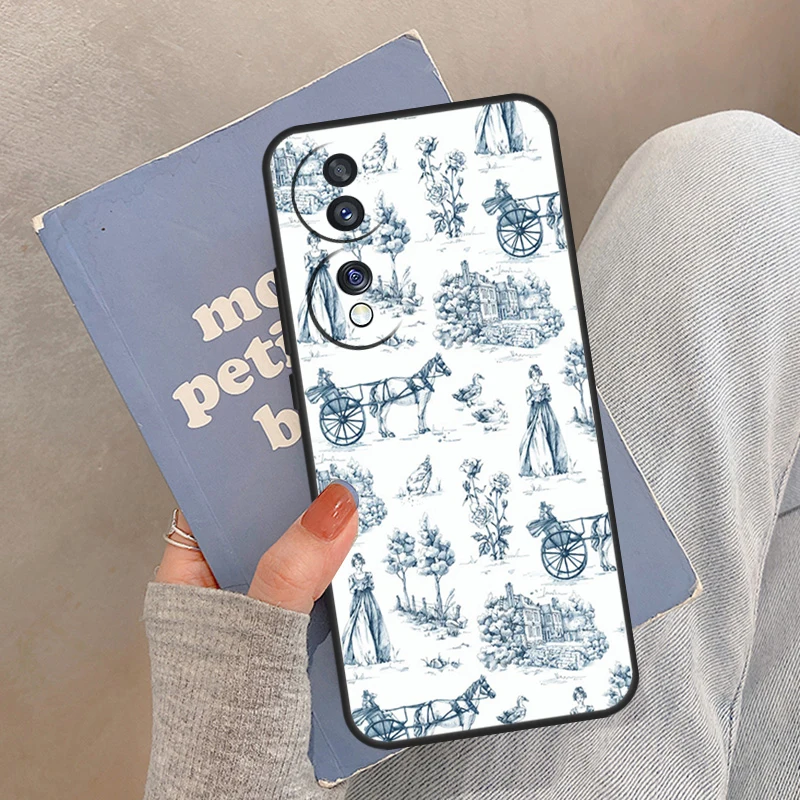 حافظة جين أوستن لهاتف Honor Magic 5 6 7 Pro لهاتف Honor 400 200 Lite 50 70 90 X9 X8a X8b X9a X9b X9c
