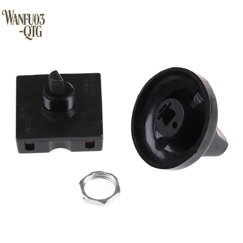 Hot Sale 4-Position 3-Speed Fan Selector Rotary Switch Governor with Knob 13AMP 120V-250V