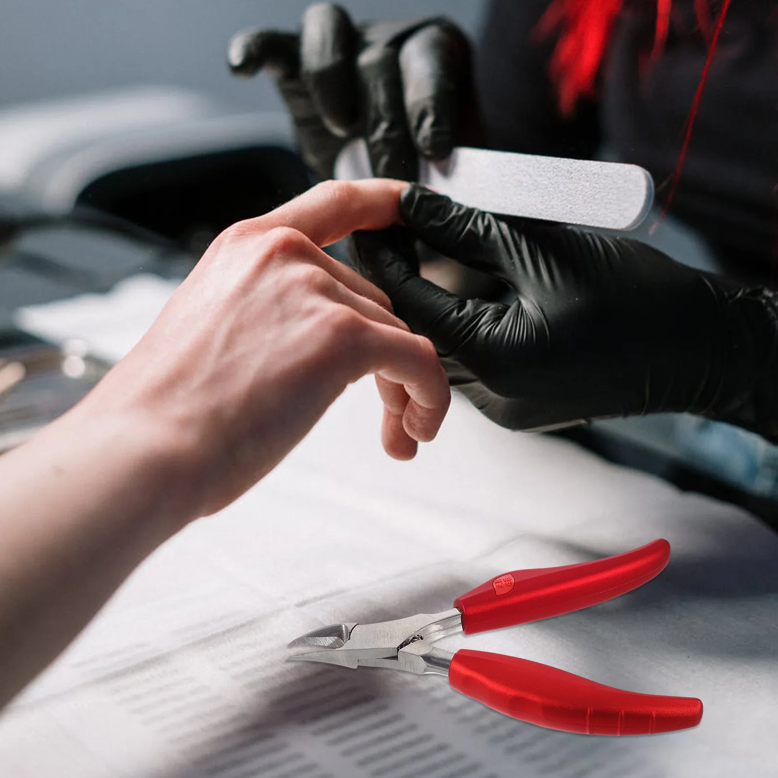 

Large Stainless Steel Nail Clipper Heavy Duty Folding Design Sharp Toenail Clipper Tool for Thick Ingrown Nails