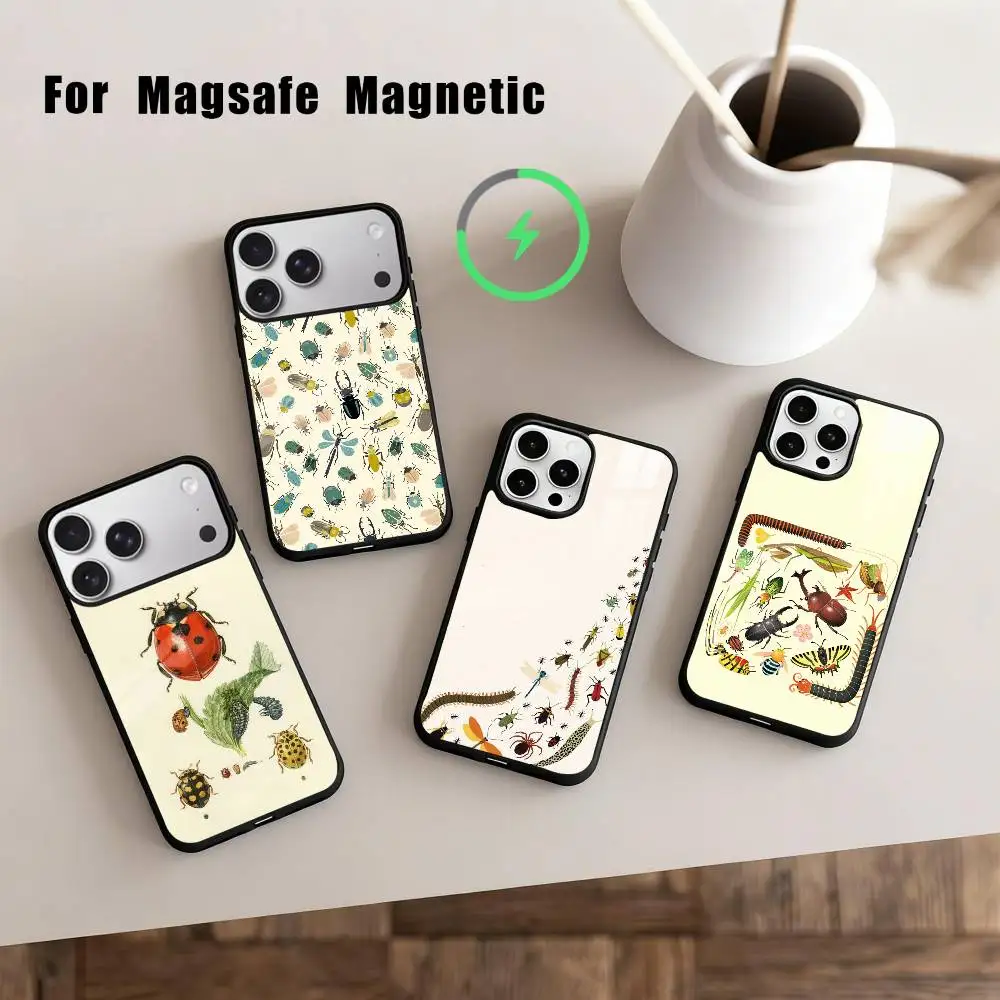 

I-Insects And B-Bugs Phone Case For iPhone 17,16,15,14,13,12,Plus,Pro,Max for Magsafe Magnetic Wireless Charging