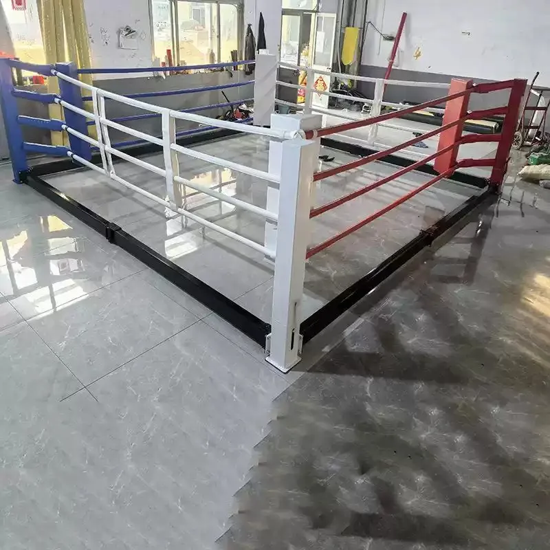 Foldable boxing ring, easy to install, space-saving, quick storage, high load-bearing movable ring