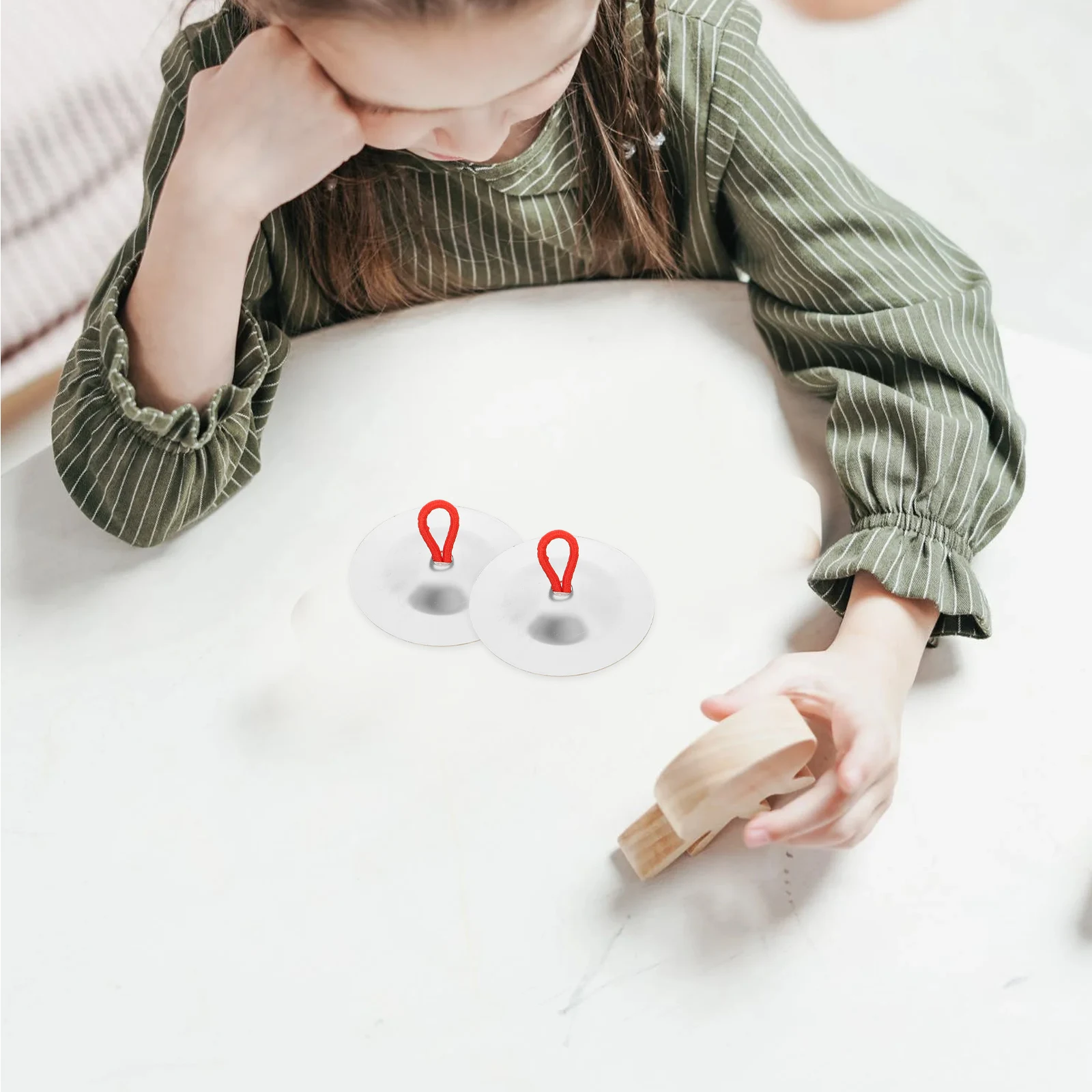 5 pares de platillos para dedos, instrumentos de percusión para niños, Material duradero de acero inoxidable, entrenamiento musical de alta calidad
