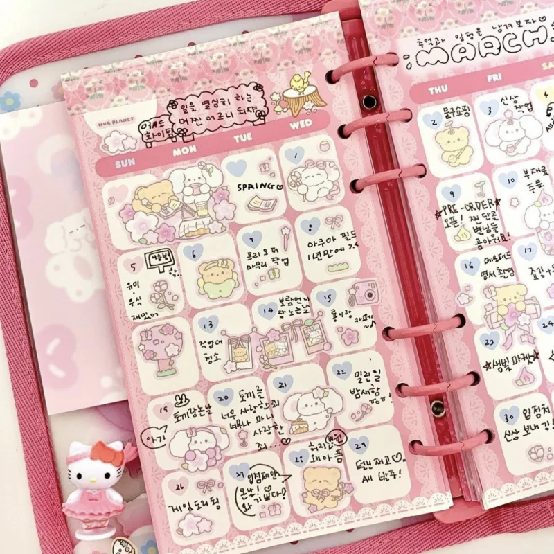 Korean Cute Cartoon Dog Stickers Photos Ipad Hand Account Planner Diary Notebook Scrapbook Stationery DIY Decorative Stickers