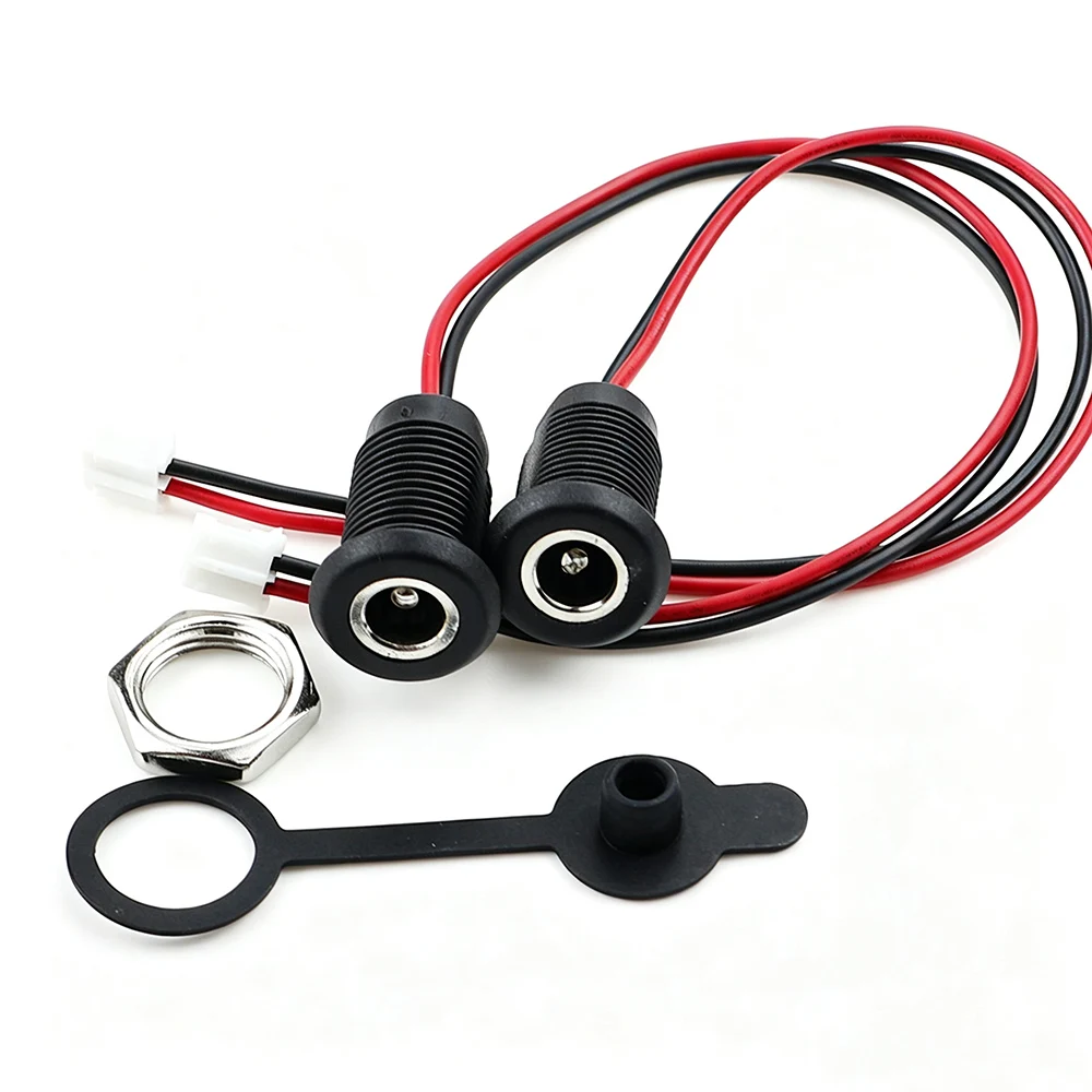 DC 5.5*2.1mm 5521 5525 Socket DC Power Supply Jack Socket Plug Female Panel Mount Connector 5.5mm 2.1mm ph2.0 Adapter