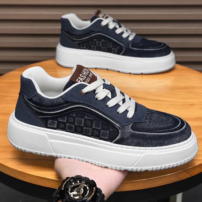 

Fashion Rubber Anti Skid Man Footwear 2025 Spring New Men Casual Shoes Outdoor Comfortable Light and Breathable Running Sneakers