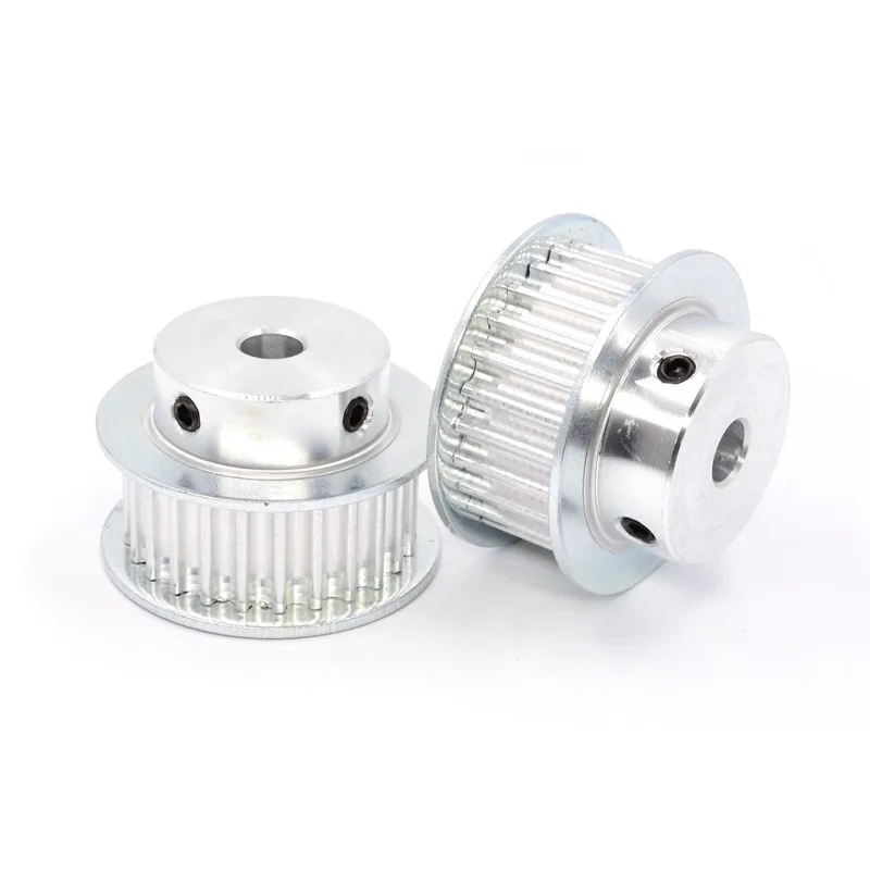 Synchronous belt pulley aluminum alloy synchronous wheel BF boss