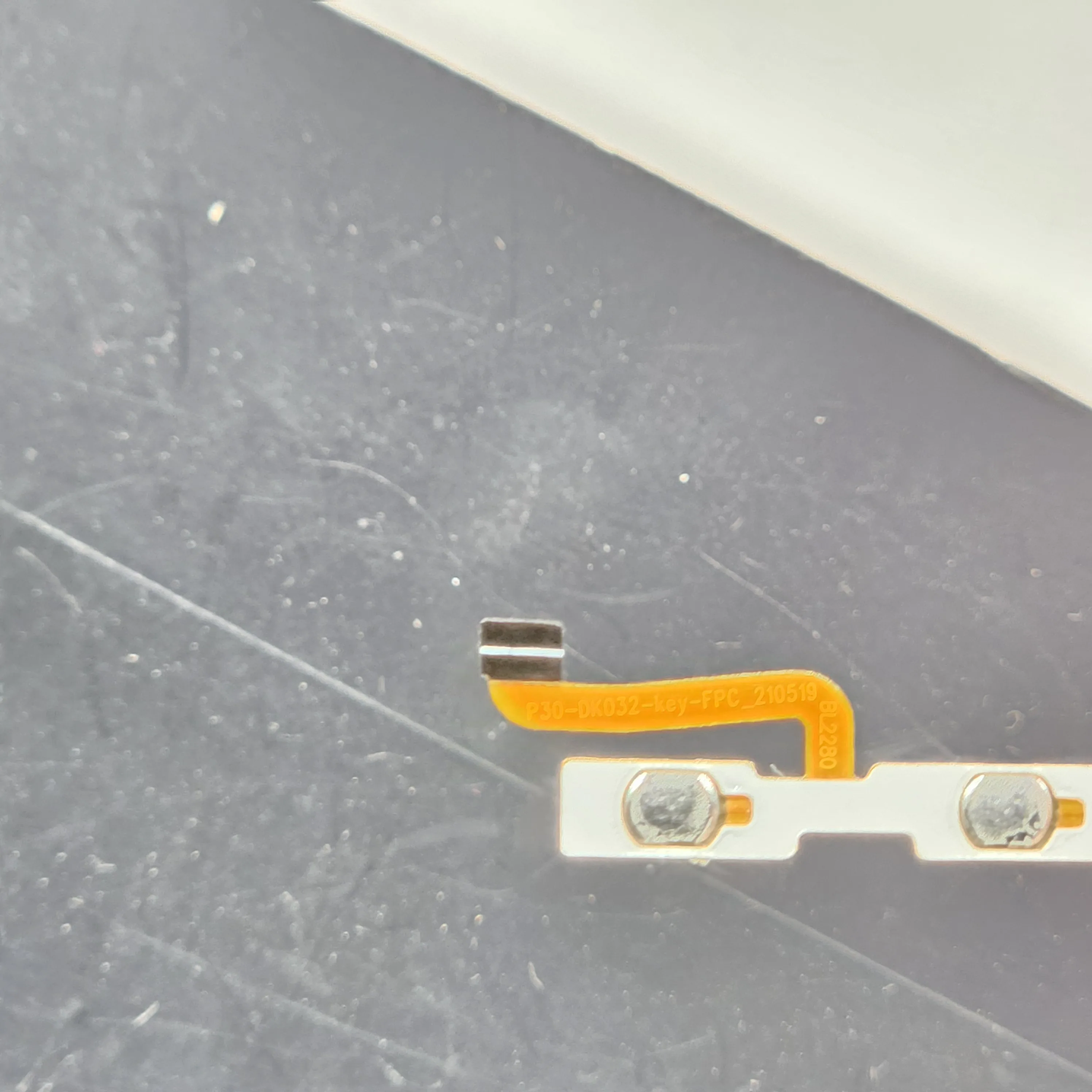 Tablet Power On/Off Key and Volume Side Button Flex Cable For BL2280 P30-DK034-KEY-FPC_210519 Power Volume Switch Up