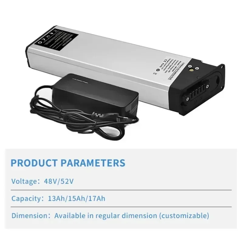 Baterai pengganti 48V 17Ah 14ah 10AH untuk mesin Pro EP-2 Engwe baru 2024 versi upgrade untuk baterai sepeda MATE X DCH-009.