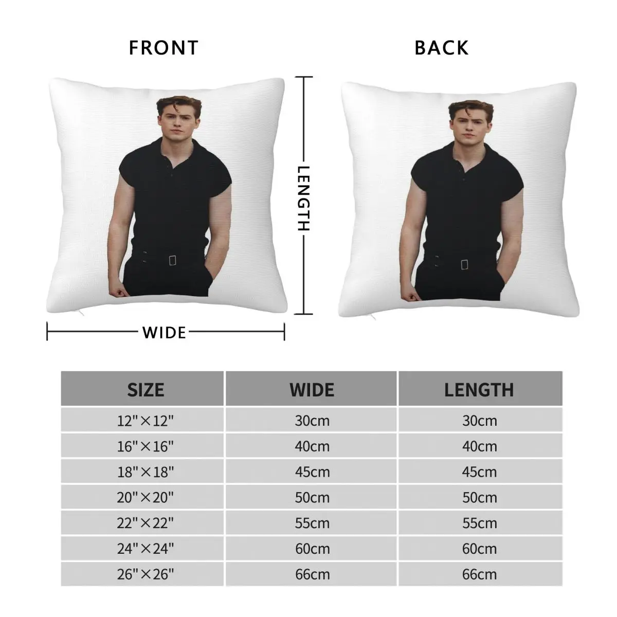 Heartstopper Nick Nelson Kit Connor Square Pillowcase Polyester Linen Velvet Pattern Throw Pillow Case Home Cushion Cover 18