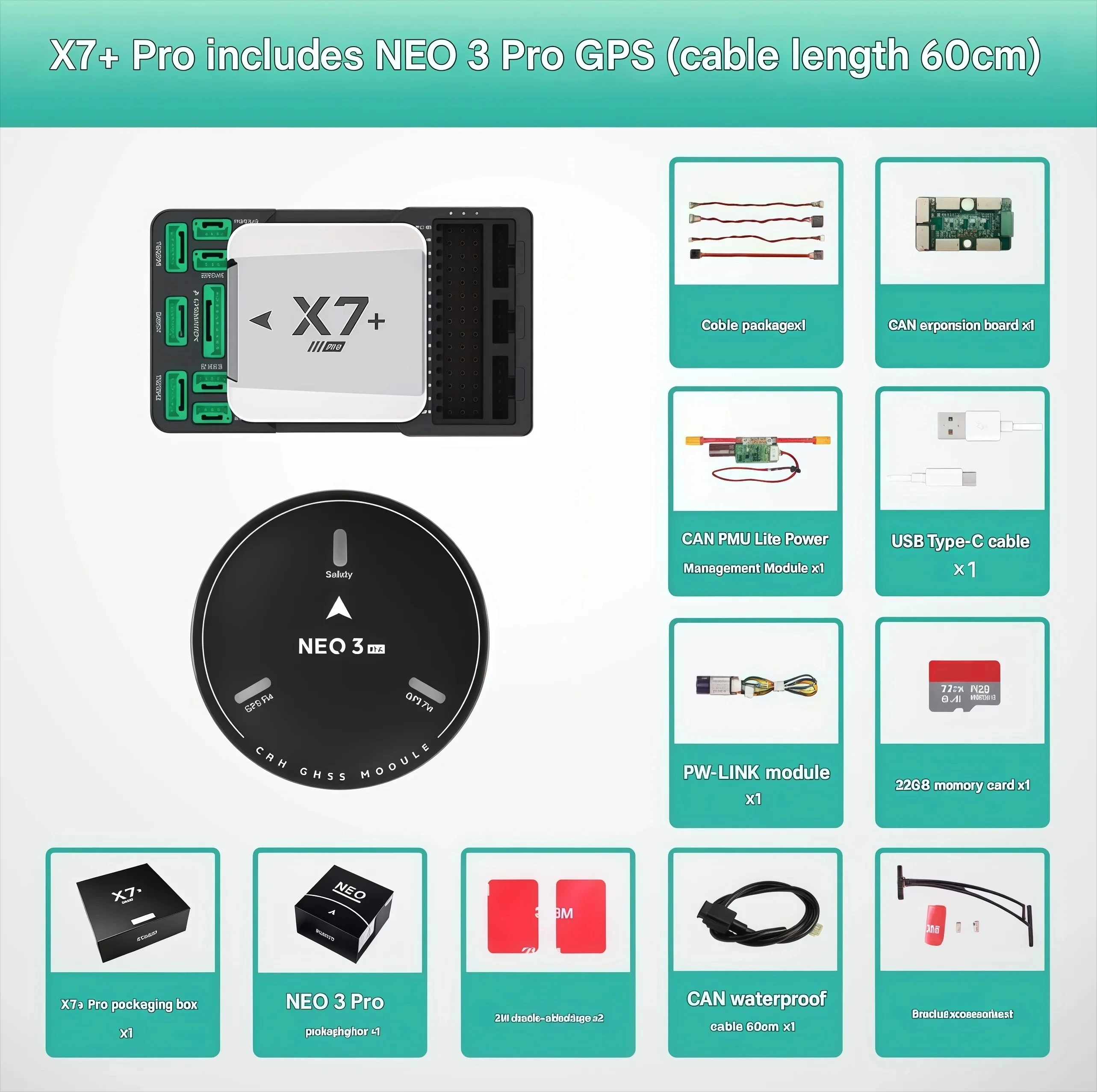 NEO 3 PRO GPS 60cm