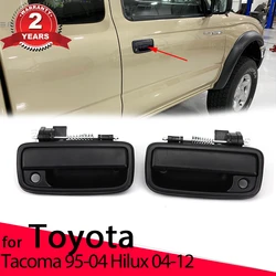 Left Right Auto Exterior Outside Outer Door Handle Replacement for Toyota Tacoma 1995-2004 Hilux 02-12 69220-35020 69210-35020