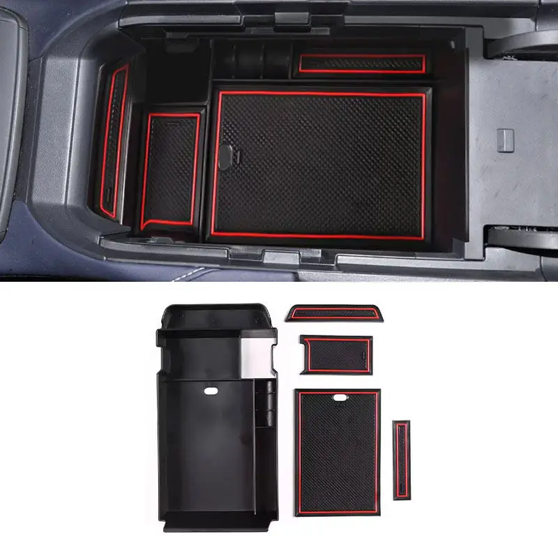 LHD For Mazda CX-30 CX30 2019 2020 Car Interior Stowing Tidying Central Console Armrest Storage Box Container Holder Tray