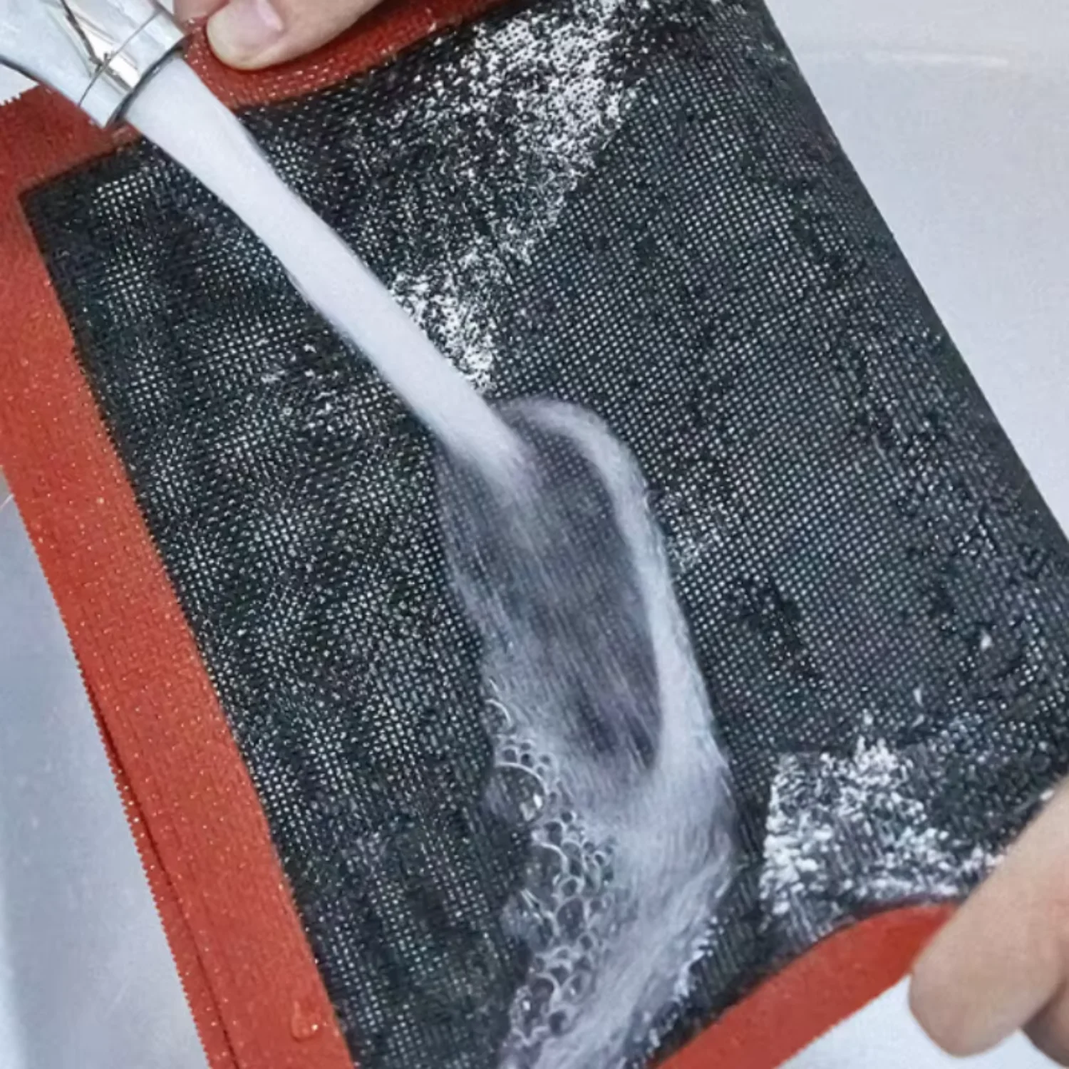 ベーキングパンベーキングメッシュマット、シリコン中空通気性メッシュ、ノンスティックベーキングマット、ビスケット高温オーブンマット、1個