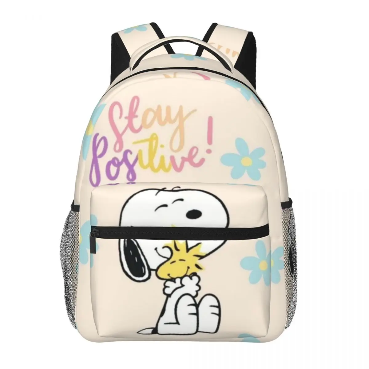 Snoopy-mochila impermeable de gran capacidad para niños y niñas, mochila ligera para estudiantes, 17 pulgadas