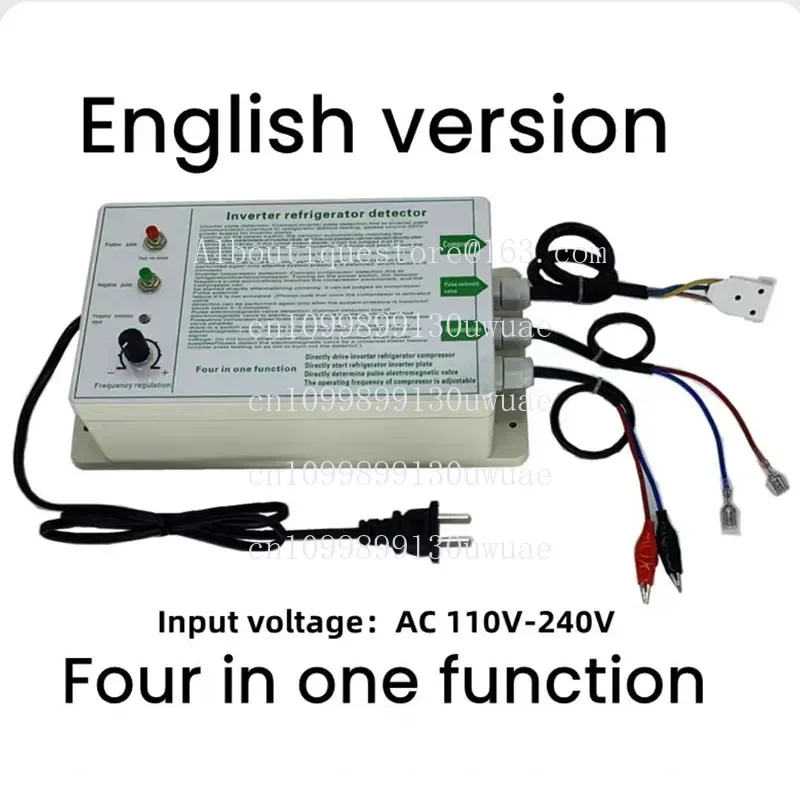 

110V-240V Refrigerator Inverter Board Compressor Solenoid Valve Fan Damper Electric Valve Tester Fault Tool English Version