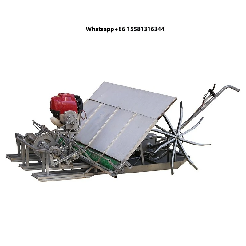 4 Rows Walk-behind Rice Transplanter Automatic Seeder Machine