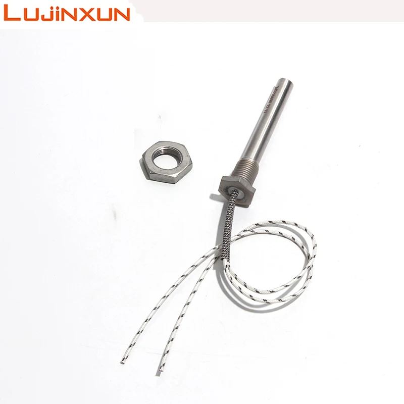 LUJINXUN สแตนเลส M16 x 1.5 ด้ายเครื่องทําความร้อน 12*100mm 12 V/24 V/36 V/48 V 100 W-300 W ไฟฟ้าองค์ประกอบความร้อน 1 pc