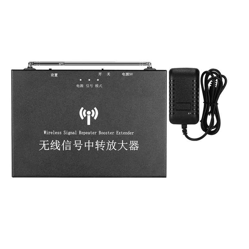 DC9V-12V Signal Transfer Amplifier Wireless Signal Repeater Booster 1km Remote Control Signal Booster