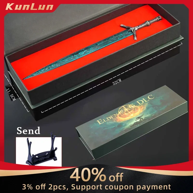 30cm Sacred Moonlight Sword Collectible Gift Box Game Bloodborne Peripherals Greatsword Toys Cosplay Prop Steel Katana Ornaments