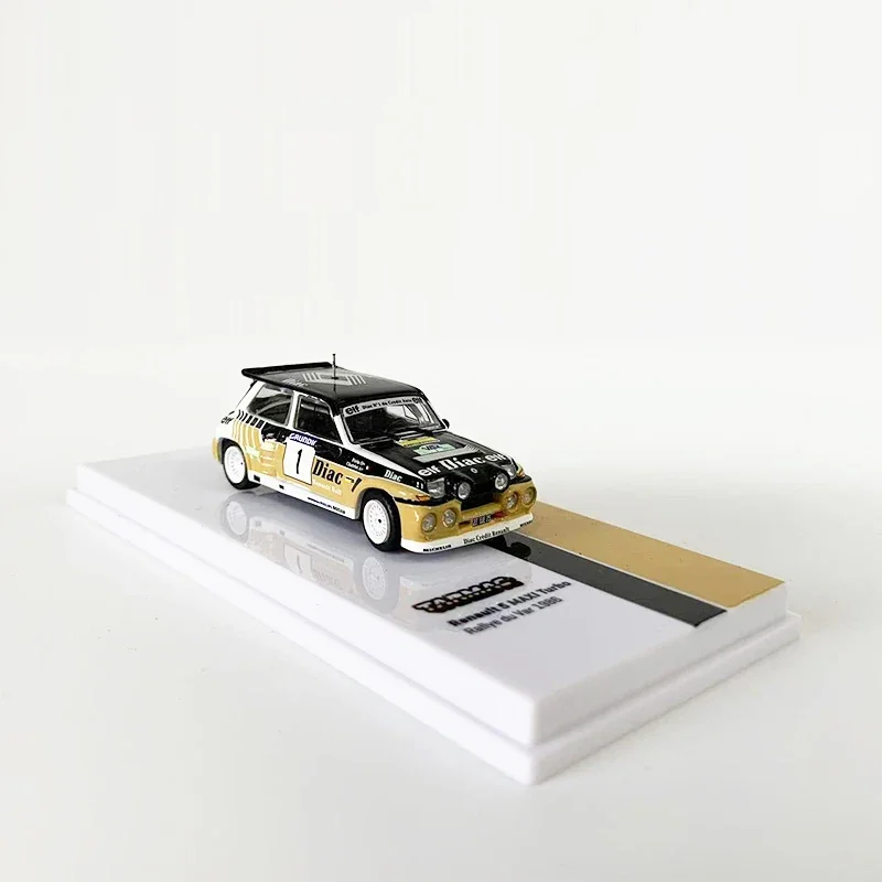 Tarmac Works 1:64 Model samochodu Renault 5 MAXI Turbo Rallye du Var 1986 Alloy Vehicle