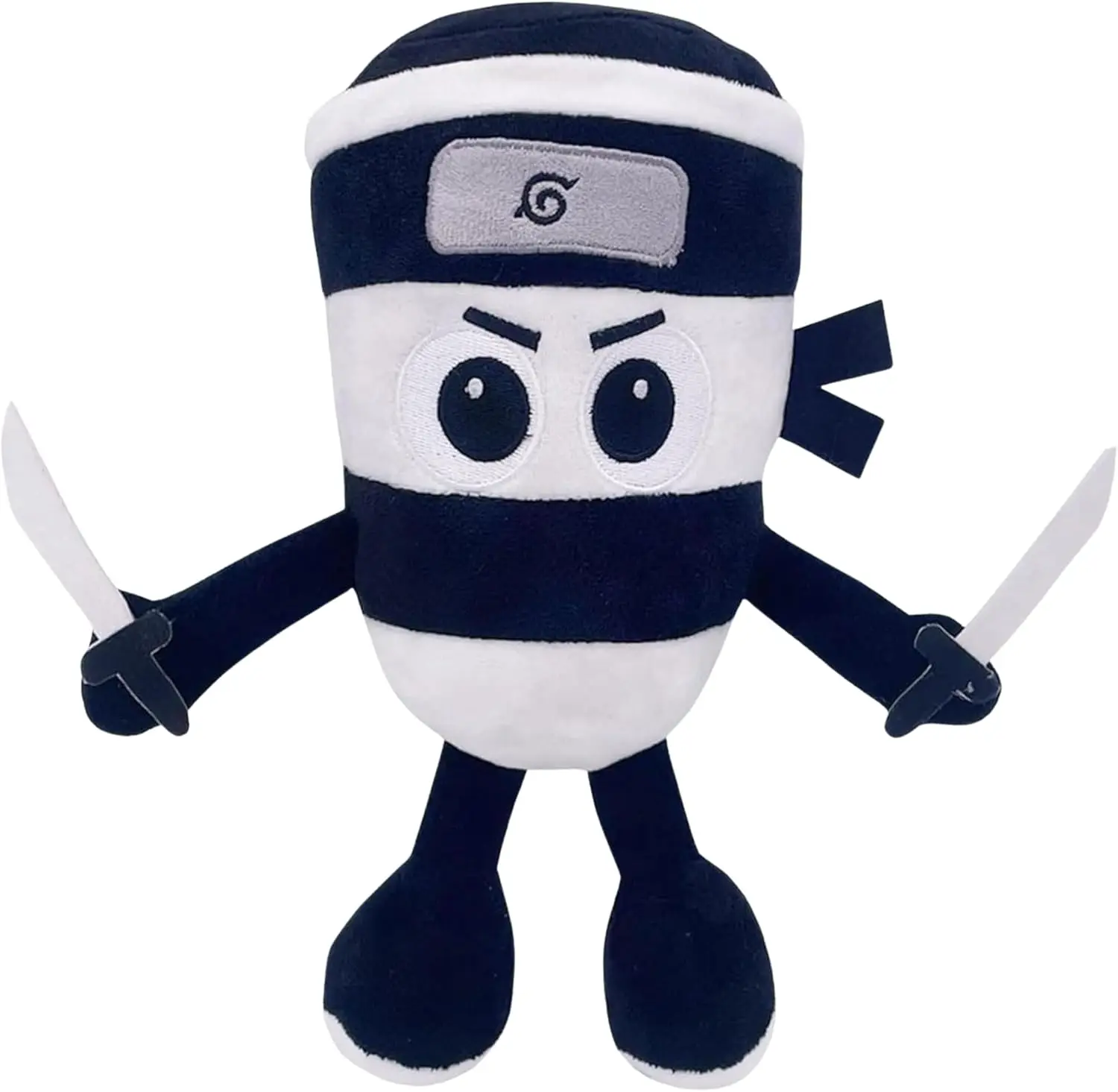 Pluszak Cappuccino Assassino 25 cm, włoski pluszak z efektem brainrot, wykonany przez AI, wypchana figurka, poduszka dla fanów gier wideo, dekoracja pokoju.