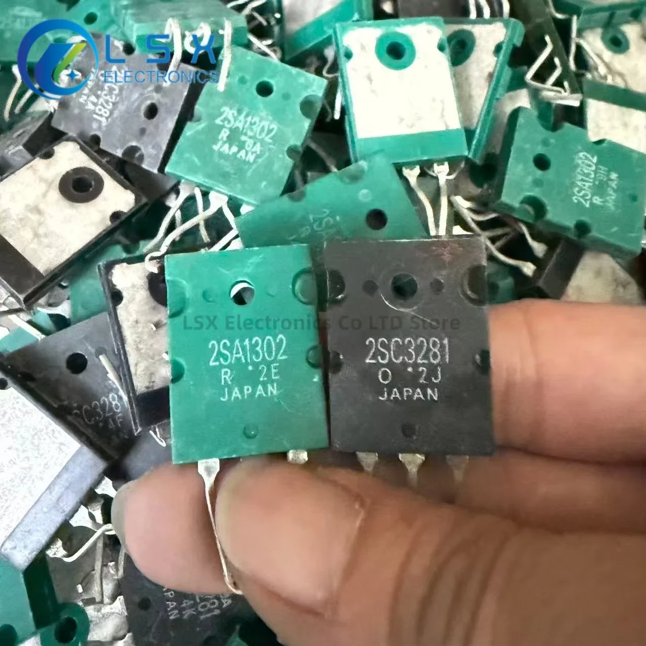 5airs-30airs Original 2SA1302 2SC3281 2SA1301 2SC3280 A1302 C3281 Green and Black Pair Tube Audio Amplifier Pair Tube Pair Tube