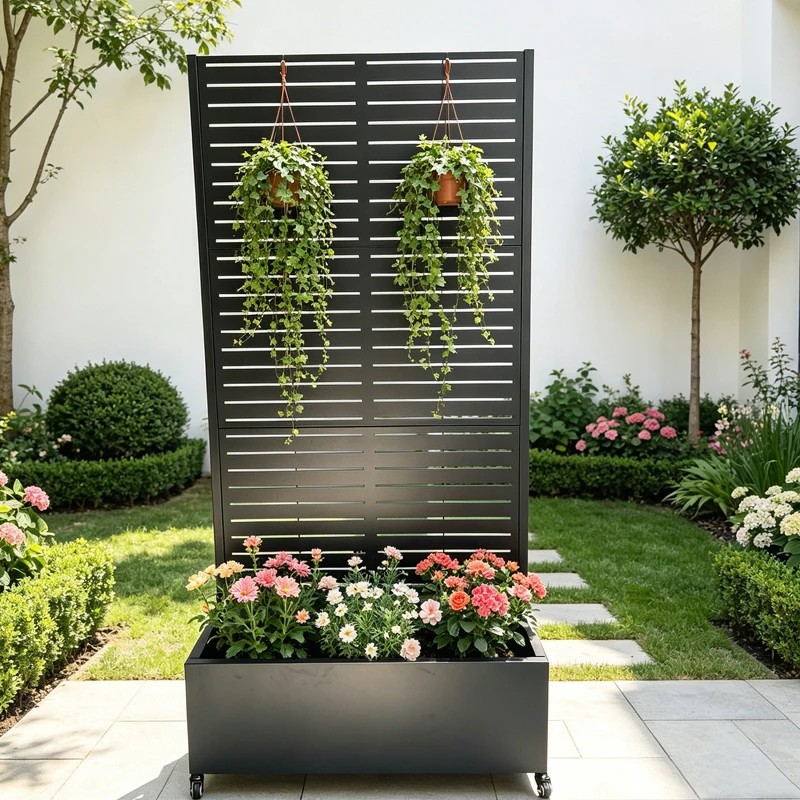 Floreira com tela de privacida - Raised Bed Planter Box avaliação e preço