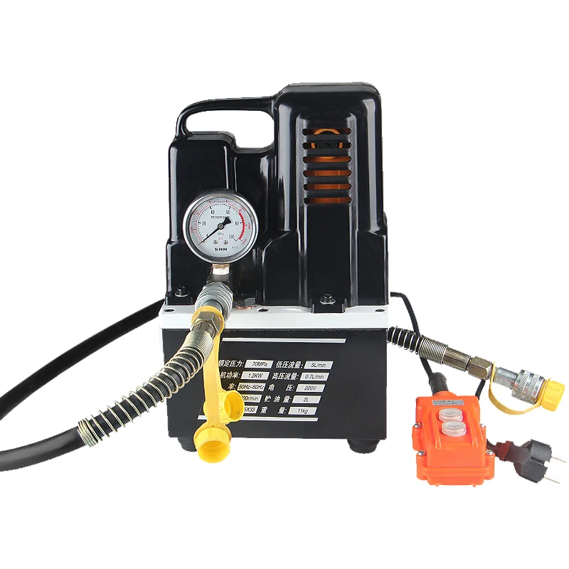 

QQ-700 Ultra-Small Portable Electric Hydraulic Pump Electric Pump Hydraulic Oil Pressure Pump 70mpa 220v/1200w