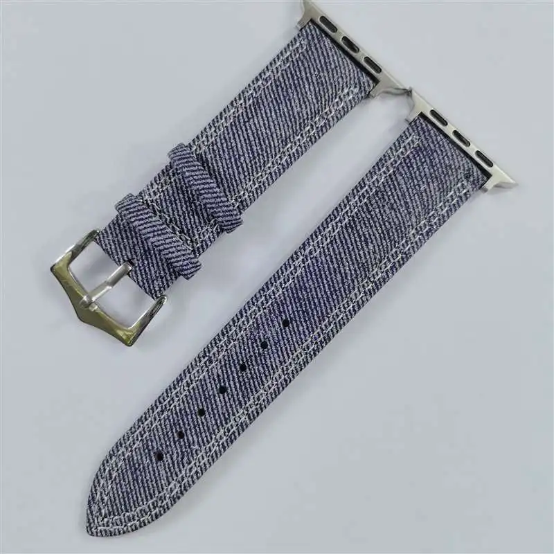 Correa de nailon + piel de vaca para Apple Watch Ultra 2 Band S10 46mm 42mm 45mm 40mm 41mm 44mm correa para iWatch Series 9 8 7 6