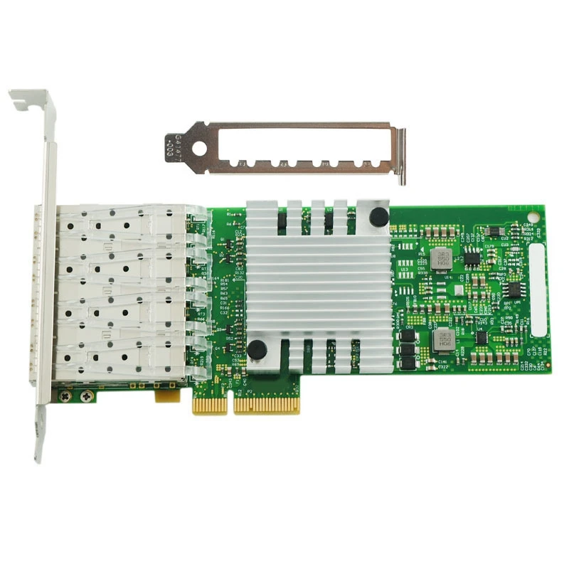 

FULL-I350-4SFP PCI-Ex4 Gigabit Four-Port Fiber Optic Server Portable Network Card I350AM4 Chip Network Card