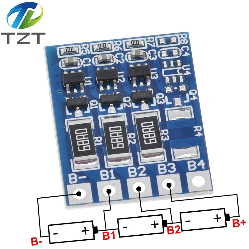 3S 4.2v li-ion lipo balancer board balncing board full charge battery balance board