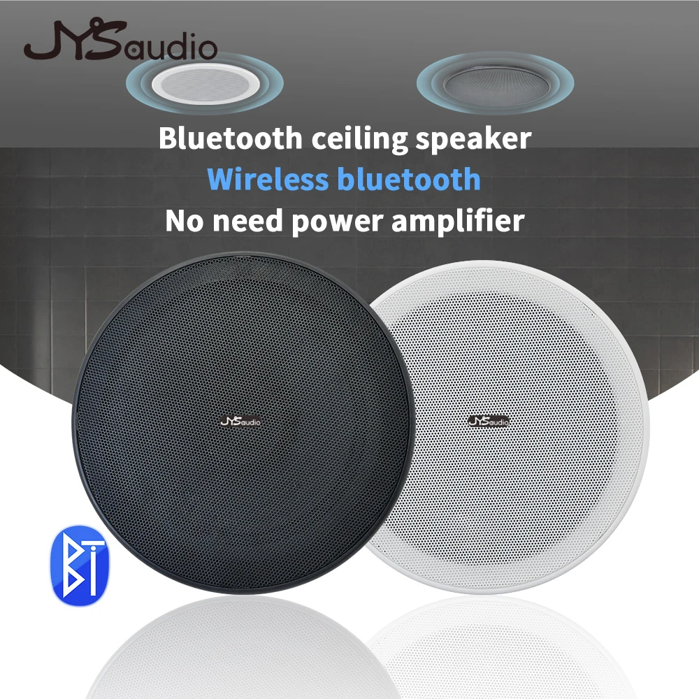 6inch Bluetooth Ceiling Speaker Home Theater Sound System Build-in Class D Amplifier Stereo Loudspeaker for Residential Hotel