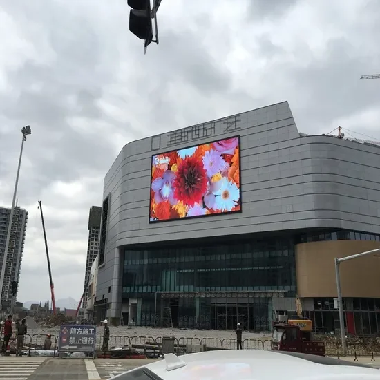 Custom Weatherproof Outdoor LED DisplayOutdoor 3D Full Color Right Angle Edge-Cut Cabinet Cue Aluminum Cabinet Display