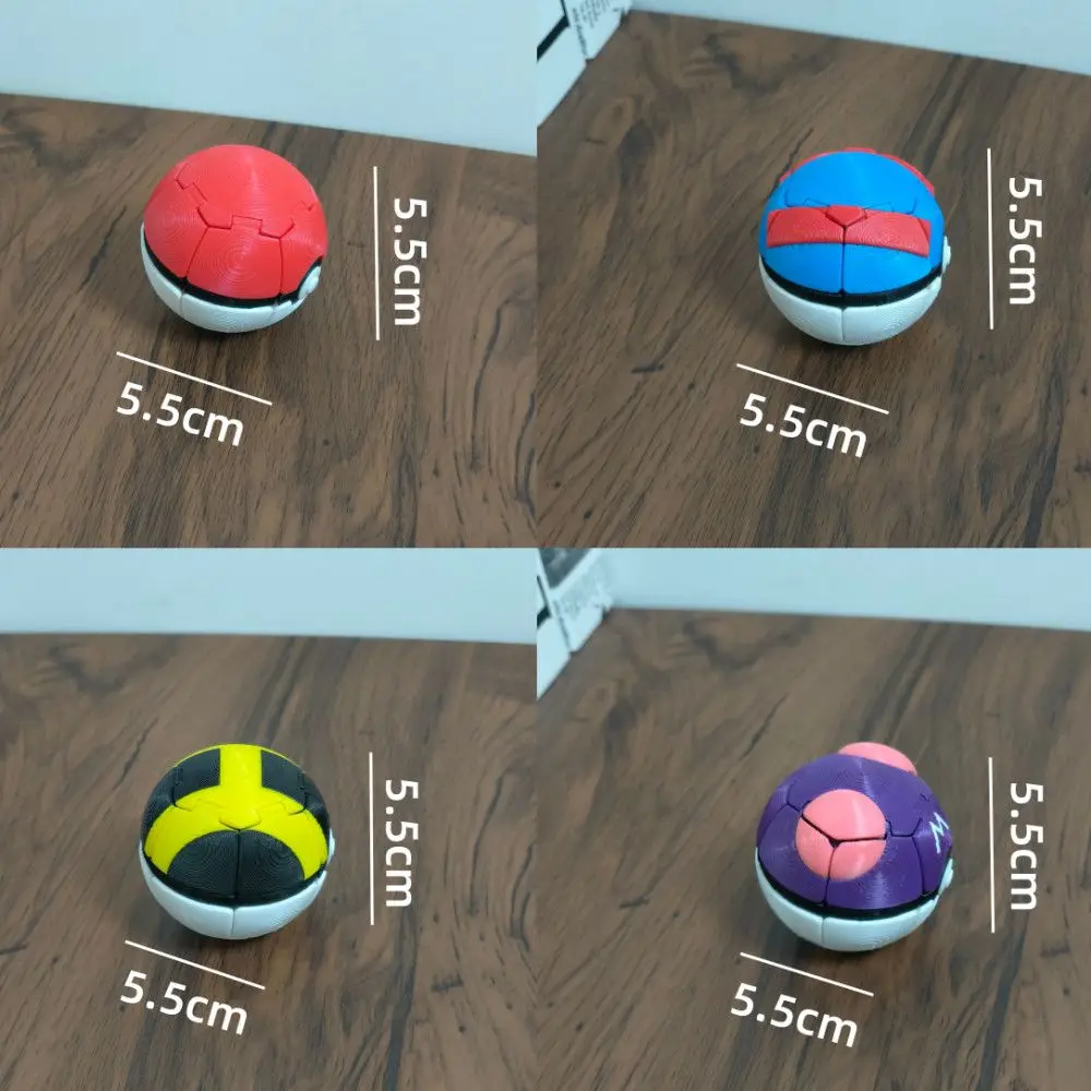 3D Deformable Pop Ball Press Auto Rebound Fidget Toy Pocket Monster Stress Relief Hand Nice Present For Friends Collection Decor