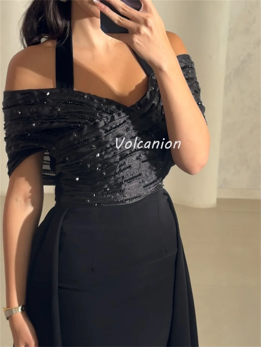 Customized High Quality Matching Organza Rhinestone Beading Pleat Straight Spaghetti strap Long Dresses Bespoke Occasion Dresses