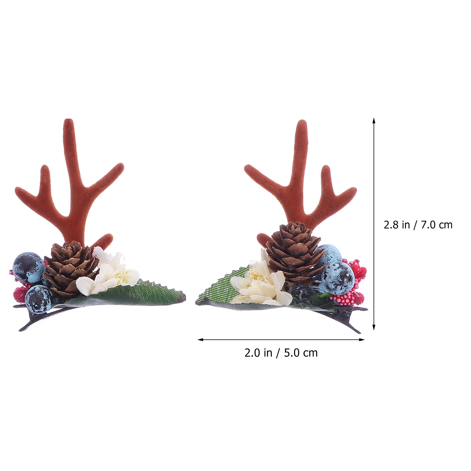 

Hair Accessories for Cute Antlers Headdress Hairpin Christmas Clips