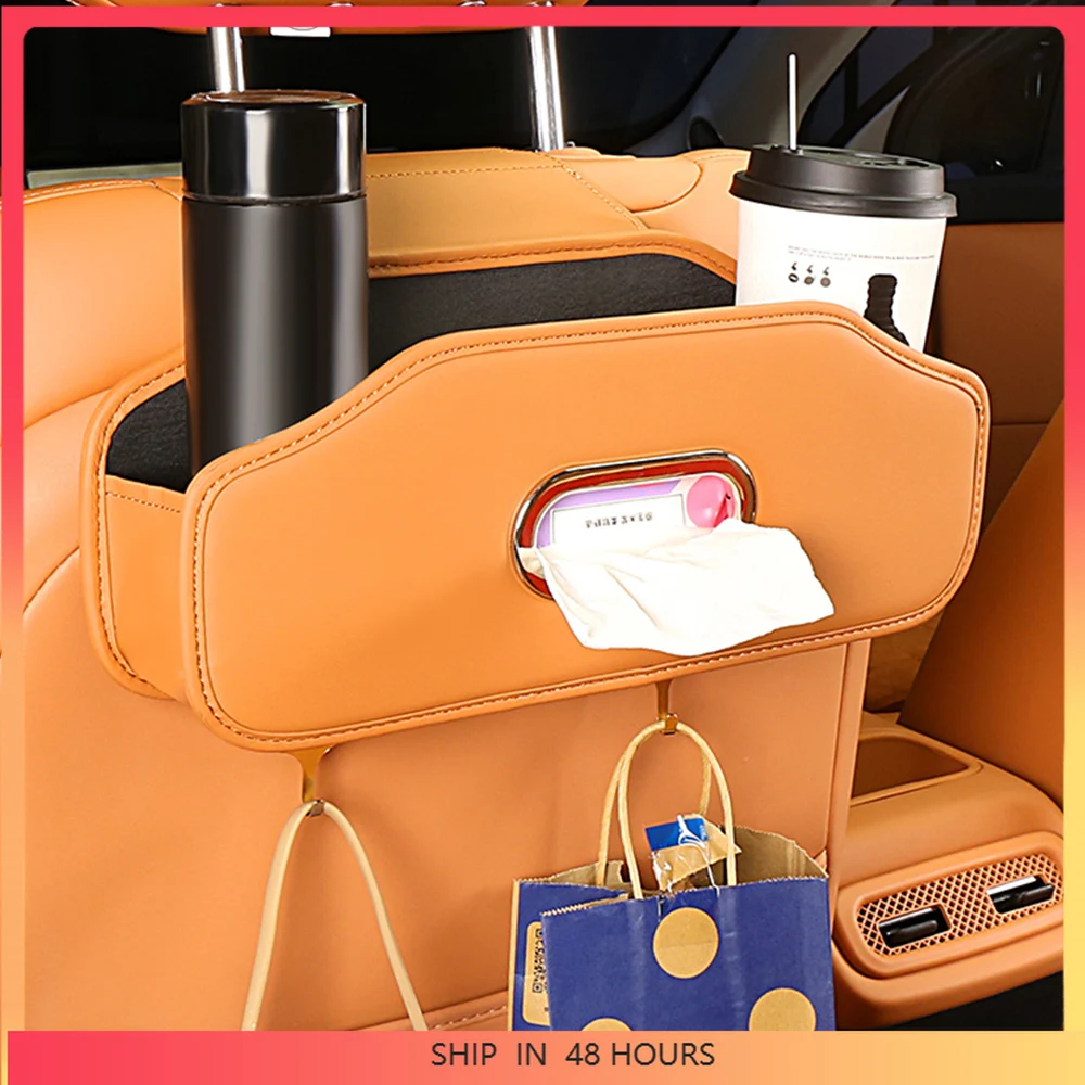 

New For 2024 2025 Leapmotor C10 C16 Car Backrest Storage Bag Strong Load-bearing Capacity Seat Back Multifunctional Storage Box