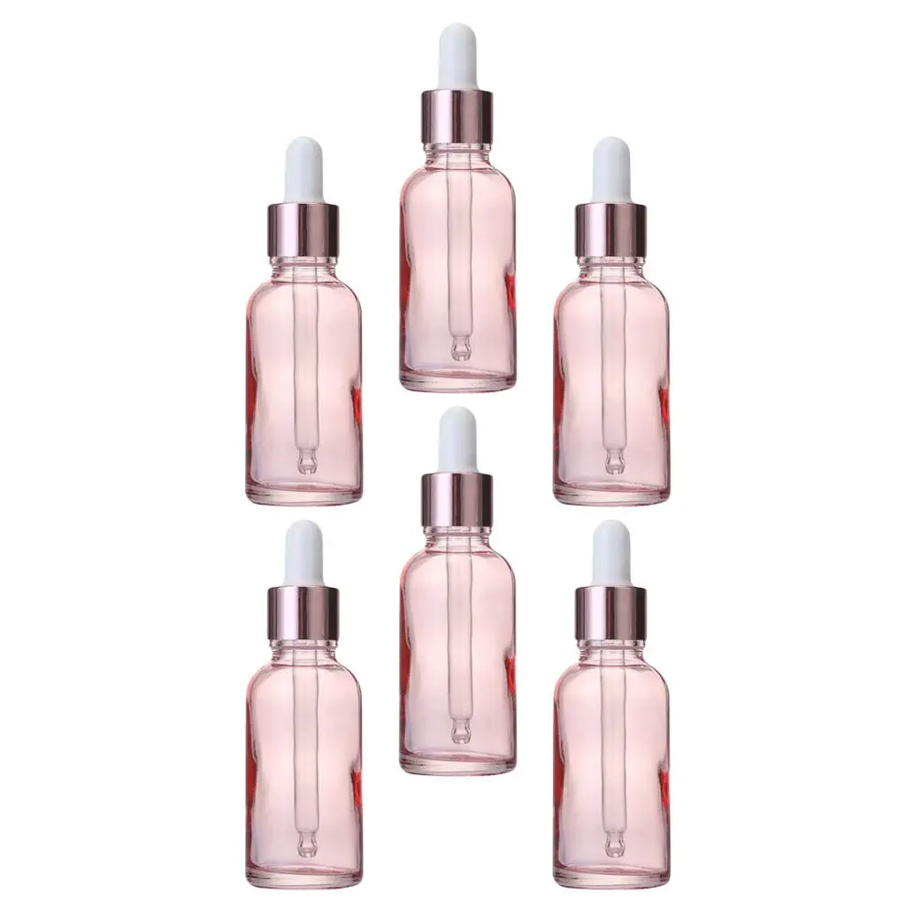 

6Pcs Essential Oil Bottles Mini Leak Proof Glass Dropper Bottles for Travel Hair Oil Perfume Dispensing