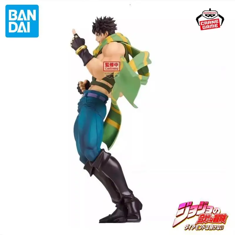 반다이 오리지널 반프레스토 죠죠의 기묘한 모험 조나단 조스타 피규어 애니메이션 액션 피규어 모델 인형 어린이 장난감 선물